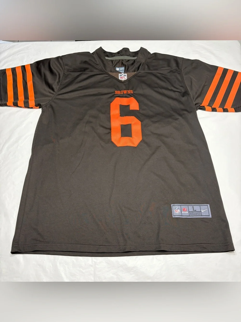 Nike On Field Cleveland Browns Baker Mayfield #6 Football Jersey Men’s Large